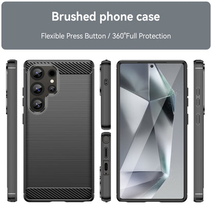 Deksel til Samsung Galaxy S25 Ultra S938, Techsuit, Karbon, Svart
