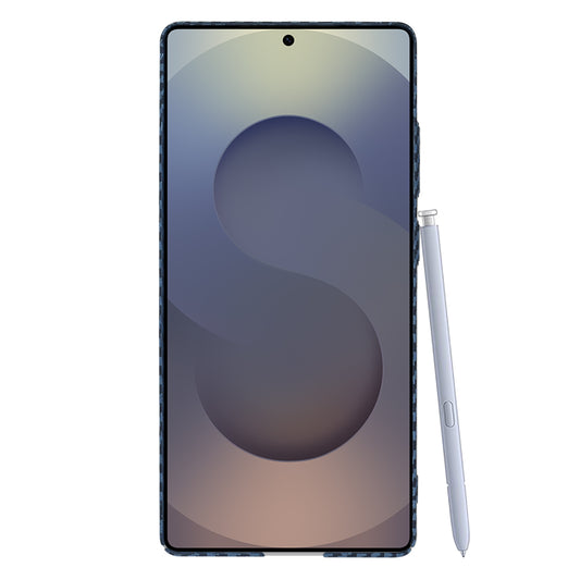 Deksel for Samsung Galaxy S25 Ultra S938, Techsuit, Carbonite FiberShell, Turkis