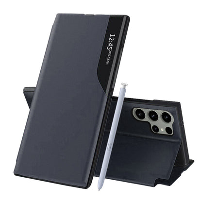 Deksel for Samsung Galaxy S25 Ultra S938, Techsuit, eFold, Mørk Blå