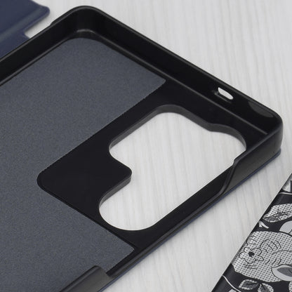 Deksel for Samsung Galaxy S25 Ultra S938, Techsuit, eFold, Mørk Blå