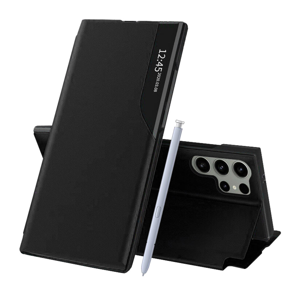 Deksel for Samsung Galaxy S25 Ultra S938, Techsuit, eFold, Svart