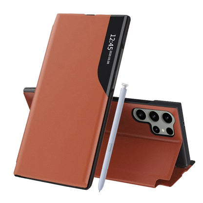 Deksel til Samsung Galaxy S25 Ultra S938, Techsuit, eFold, Oransje
