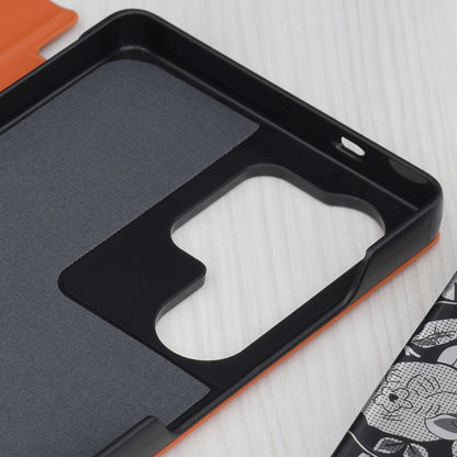 Deksel til Samsung Galaxy S25 Ultra S938, Techsuit, eFold, Oransje