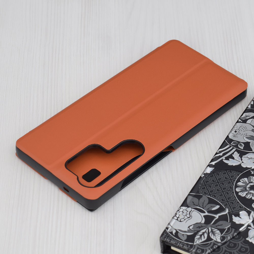Deksel til Samsung Galaxy S25 Ultra S938, Techsuit, eFold, Oransje