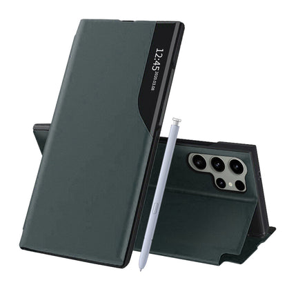 Deksel til Samsung Galaxy S25 Ultra S938, Techsuit, eFold, Grønn