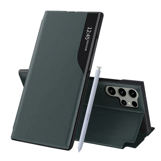 Deksel til Samsung Galaxy S25 Ultra S938, Techsuit, eFold, Grønn