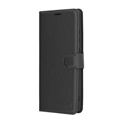 Deksel for Samsung Galaxy S25 Ultra S938, Techsuit, Leather Folio, Svart