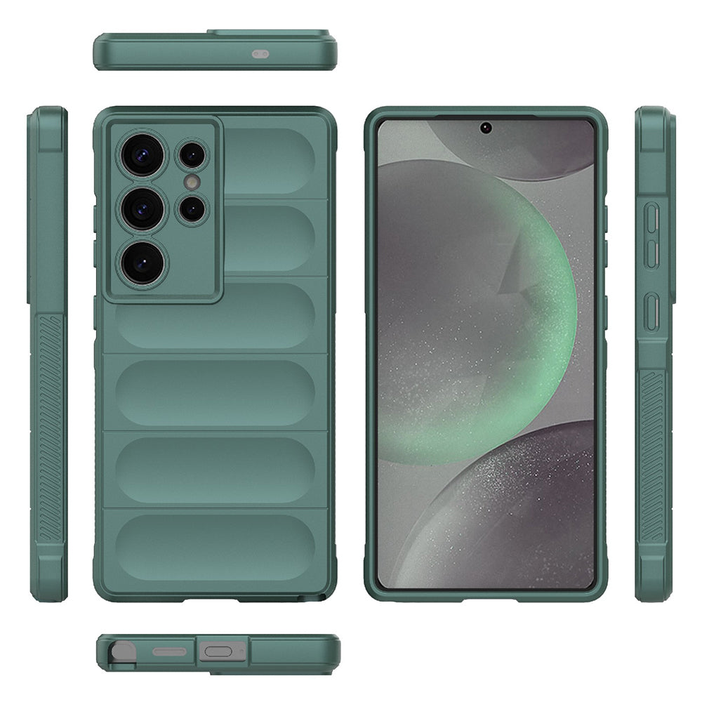 Deksel for Samsung Galaxy S25 Ultra S938, Techsuit, Magic Shield, Svart