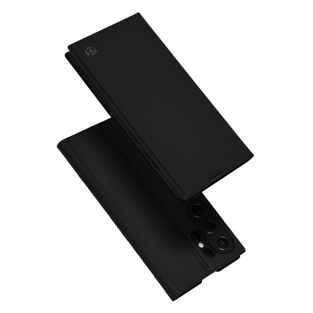 Deksel til Samsung Galaxy S25 Ultra S938, Techsuit, Magskin Book, Svart