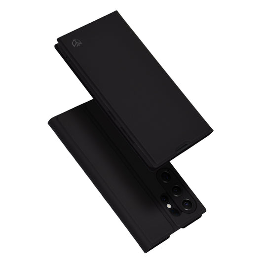 Deksel til Samsung Galaxy S25 Ultra S938, Techsuit, Magskin Book, Svart