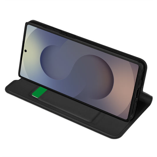 Deksel til Samsung Galaxy S25 Ultra S938, Techsuit, Magskin Book, Svart
