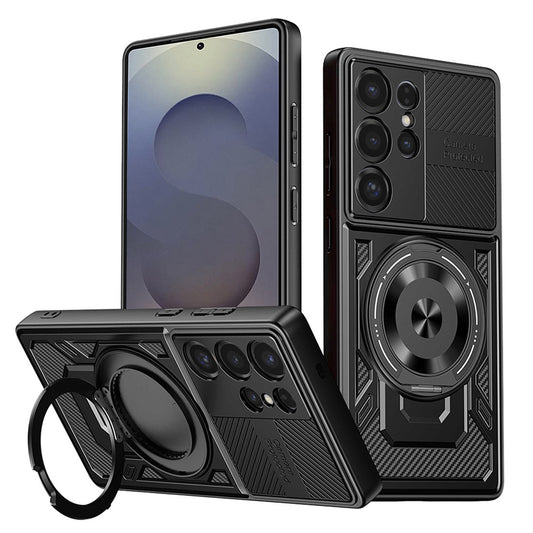 Deksel for Samsung Galaxy S25 Ultra S938, Techsuit, RuggedCam, Svart