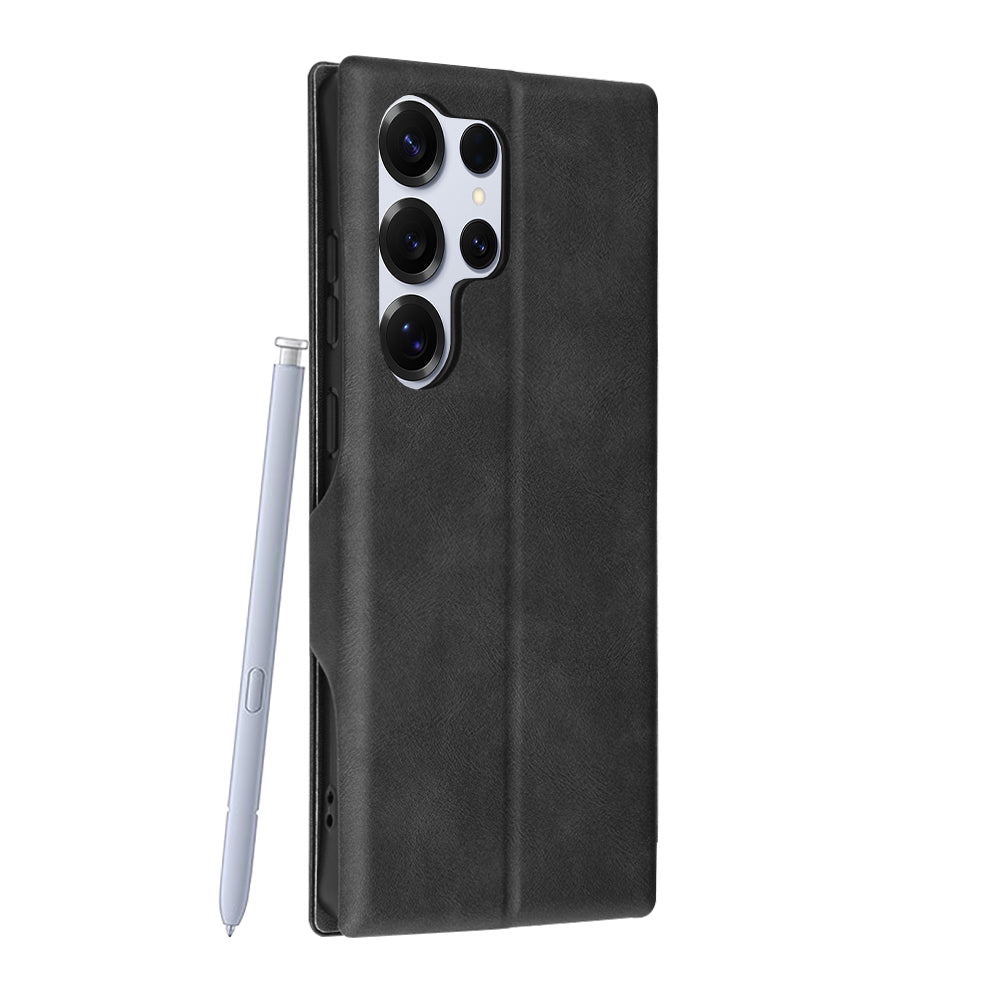 Deksel for Samsung Galaxy S25 Ultra S938, Techsuit, Safe Wallet Plus, Svart