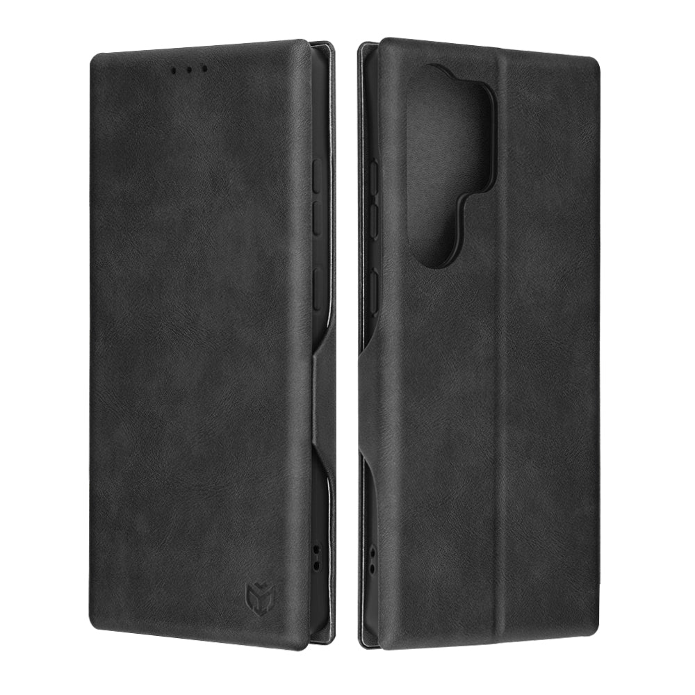 Deksel for Samsung Galaxy S25 Ultra S938, Techsuit, Safe Wallet Plus, Svart