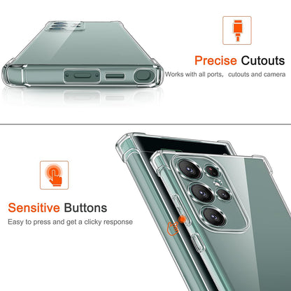Deksel til Samsung Galaxy S25 Ultra S938, Techsuit, Støtsikker Klar, Transparent
