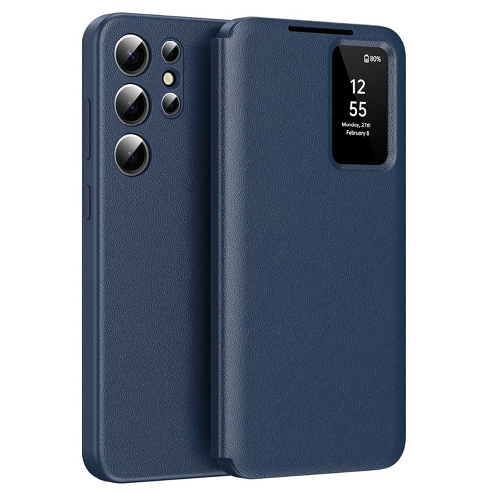 Deksel for Samsung Galaxy S25 Ultra S938, Techsuit, SmartView, Blå