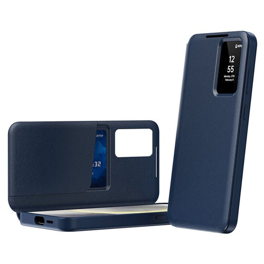 Deksel for Samsung Galaxy S25 Ultra S938, Techsuit, SmartView, Blå