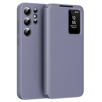 Deksel for Samsung Galaxy S25 Ultra S938, Techsuit, SmartView, Lilla
