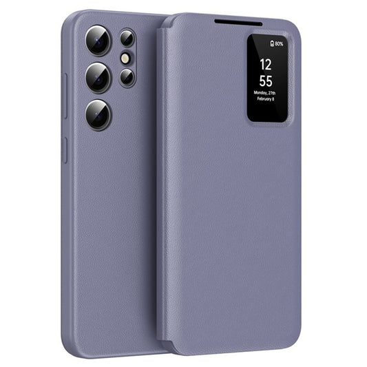 Deksel for Samsung Galaxy S25 Ultra S938, Techsuit, SmartView, Lilla