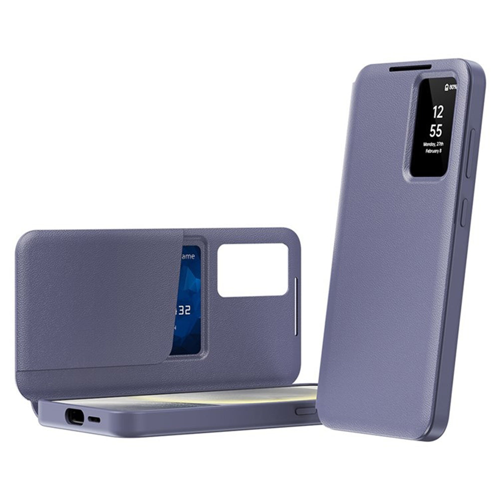 Deksel for Samsung Galaxy S25 Ultra S938, Techsuit, SmartView, Lilla