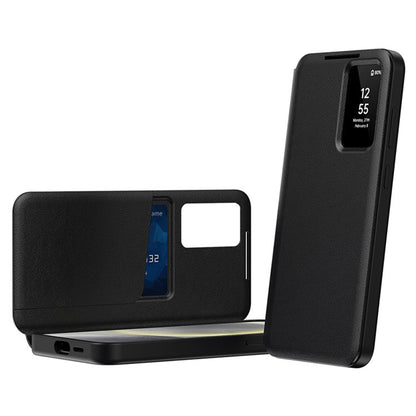 Deksel for Samsung Galaxy S25 Ultra S938, Techsuit, SmartView, Svart