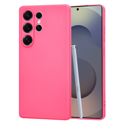 Deksel til Samsung Galaxy S25 Ultra S938, Techsuit, SoftFlex, Mørk Rosa
