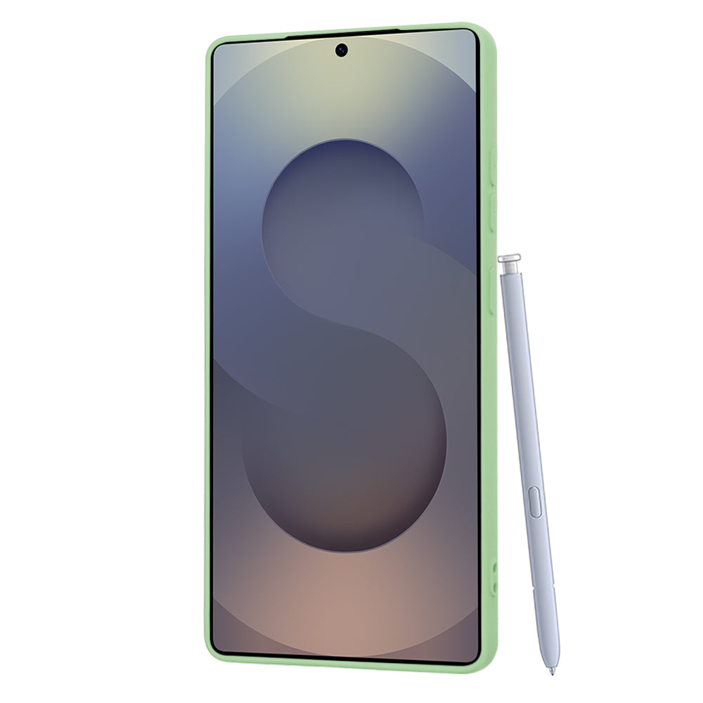 Deksel til Samsung Galaxy S25 Ultra S938, Techsuit, SoftFlex, Lys Grønn