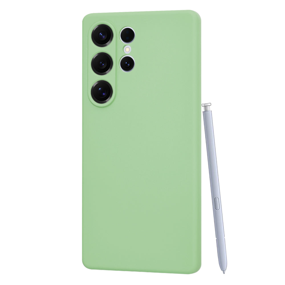 Deksel til Samsung Galaxy S25 Ultra S938, Techsuit, SoftFlex, Lys Grønn
