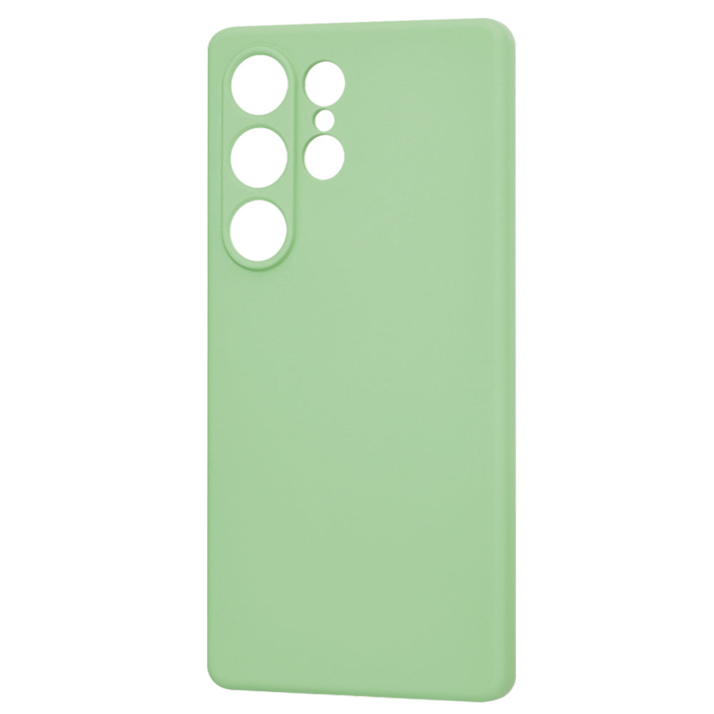Deksel til Samsung Galaxy S25 Ultra S938, Techsuit, SoftFlex, Lys Grønn