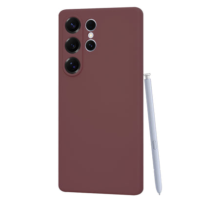 Deksel til Samsung Galaxy S25 Ultra S938, Techsuit, SoftFlex, Burgunder