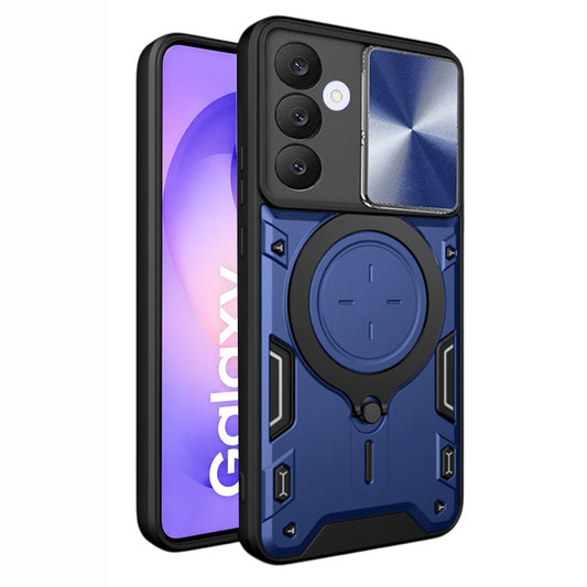 Deksel for Samsung Galaxy S26 FE / S25 FE, Techsuit, CamGuard Pro, Blå