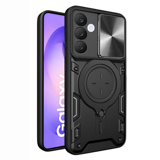 Deksel for Samsung Galaxy S26 FE / S25 FE, Techsuit, CamGuard Pro, Svart