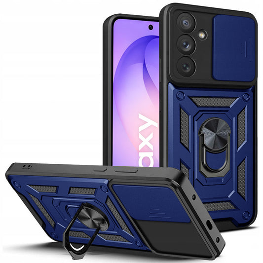 Deksel til Samsung Galaxy S26 FE / S25 FE, Techsuit, CamShield, Blå