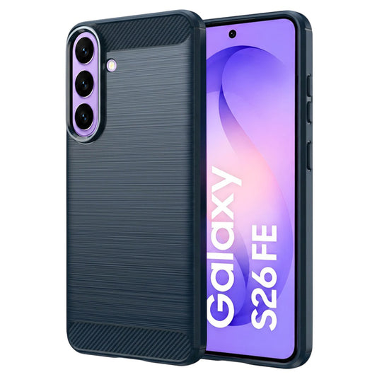 Deksel til Samsung Galaxy S26 FE / S25 FE, Techsuit, Karbon, Blå