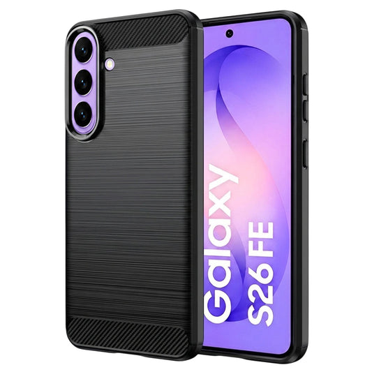 Deksel til Samsung Galaxy S26 FE / S25 FE, Techsuit, Karbon, Svart