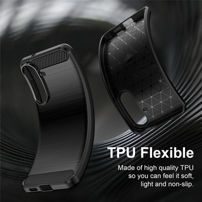 Deksel til Samsung Galaxy S26 FE / S25 FE, Techsuit, Karbon, Svart