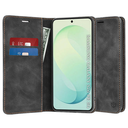 Deksel for Samsung Galaxy S26 FE / S25 FE, Techsuit, Confy, Svart