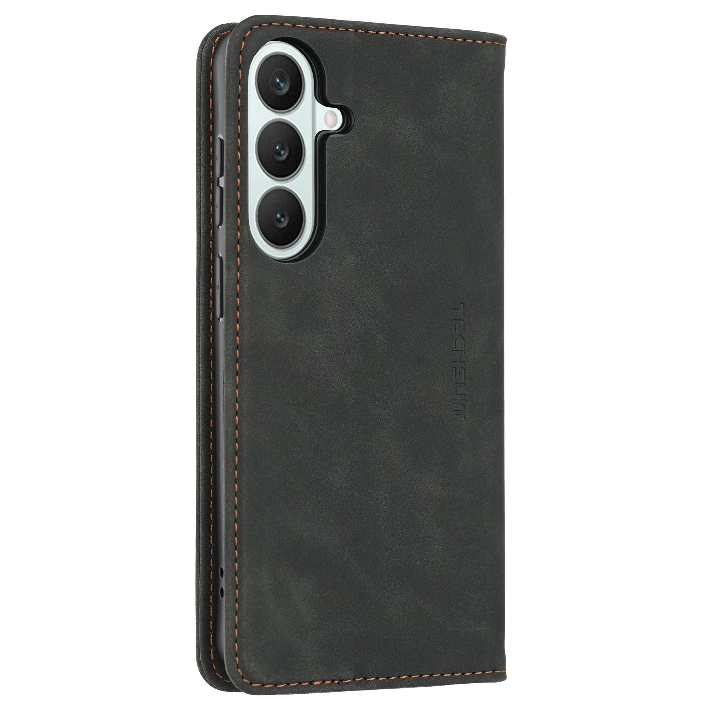 Deksel for Samsung Galaxy S26 FE / S25 FE, Techsuit, Confy, Svart