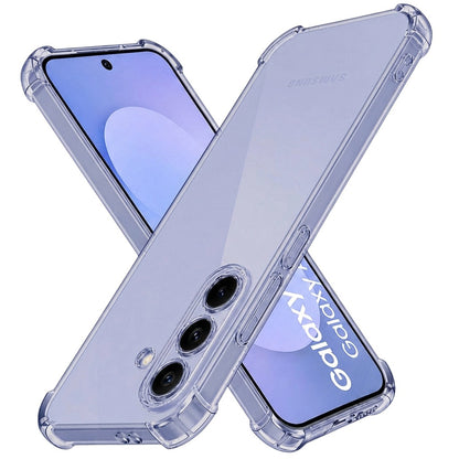 Deksel til Samsung Galaxy S26 FE S741 / S25 FE, Techsuit, Støtsikker Klar, Røykfarget