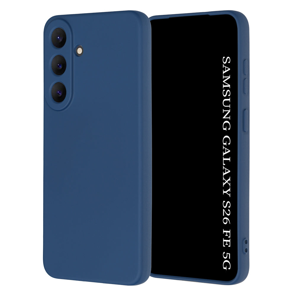 Deksel for Samsung Galaxy S26 FE / S25 FE, Techsuit, SoftFlex, Marineblå