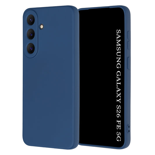 Deksel for Samsung Galaxy S26 FE / S25 FE, Techsuit, SoftFlex, Marineblå