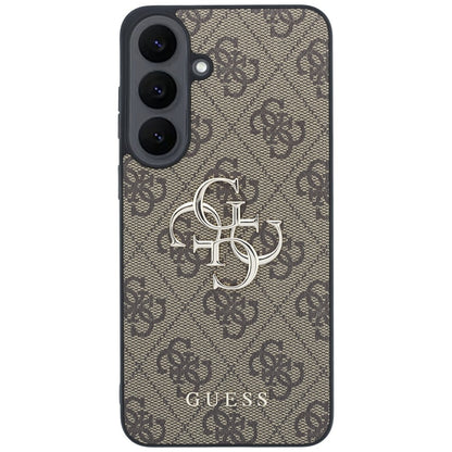 Deksel til Samsung Galaxy S26 FE S741, Guess, 4G Metalllogo, Brun