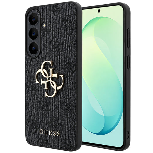 Deksel for Samsung Galaxy S26 FE S741, Guess, 4G Metalllogo, Svart