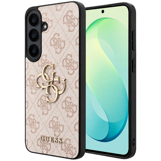 Deksel til Samsung Galaxy S26 FE S741, Guess, 4G Metalllogo, Rosa