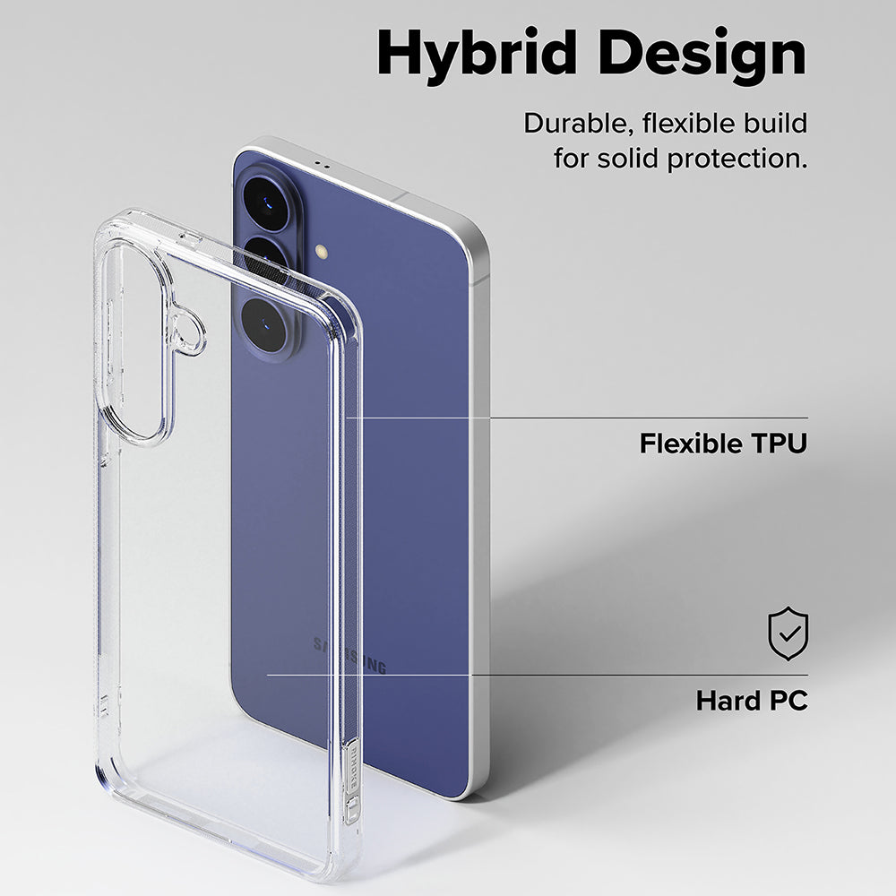 Deksel til Samsung Galaxy S26 FE S741, Ringke, Fusion, Transparent