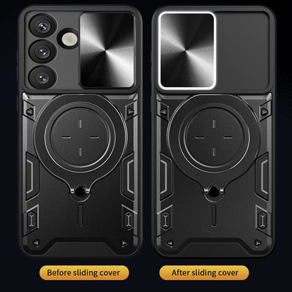 Deksel til Samsung Galaxy S26 FE S741 / S25 FE, Techsuit, CamGuard Pro, lilla