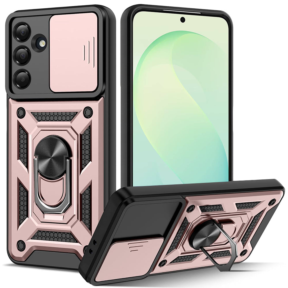 Deksel til Samsung Galaxy S26 FE S741 / S25 FE, Techsuit, CamShield, roségull