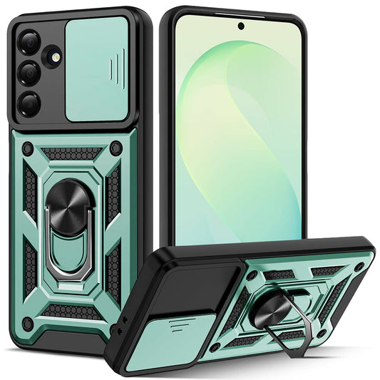 Deksel til Samsung Galaxy S26 FE S741 / S25 FE, Techsuit, CamShield, grønn