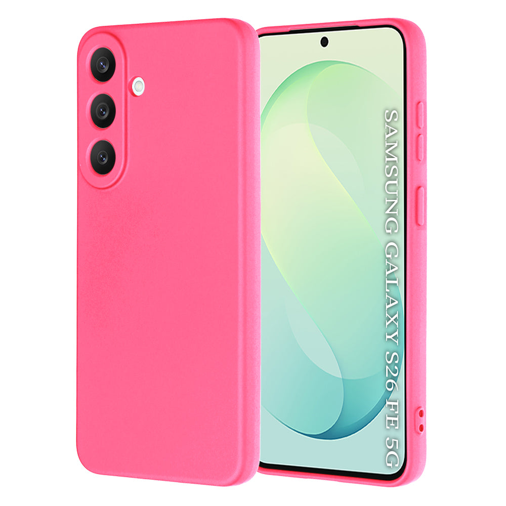 Deksel til Samsung Galaxy S26 FE S741 / S25 FE, Techsuit, SoftFlex, mørk rosa