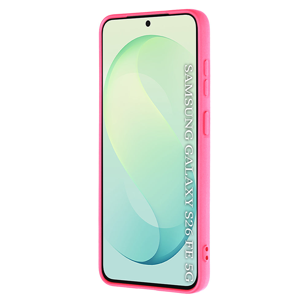Deksel til Samsung Galaxy S26 FE S741 / S25 FE, Techsuit, SoftFlex, mørk rosa